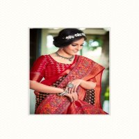 SHVETAMBAR GOLDEN EYE ORGANZA BRASSO SILK SARIS WHOLESALER