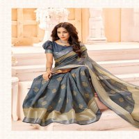 SILVER 7 PATTA D NO 109 BY VINAMRA CORPORATION COTTON DAILY WEAR SAREE AT LOWEST RATE