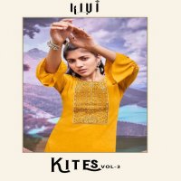 KITES VOL 3 BY KIVI SILK EMBROIDERY CASUAL WEAR KURTIS