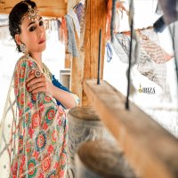 FLORASION BY IBIZA PURE CHINON JACQUARD DELICATE EMBROIDERY WORK SALWAR SUITS TRADER