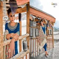 FLORASION BY IBIZA PURE CHINON JACQUARD DELICATE EMBROIDERY WORK SALWAR SUITS TRADER