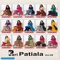Shreenathjee Pari Patiyala Vol-5 Wholesale Readymade Patiyala Dress