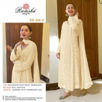 RAMSHA R-346 NX 2 GEORGET ELEGANT SALWAR SUIT CATALOG