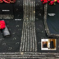 RAMSHA R-346 NX 2 GEORGET ELEGANT SALWAR SUIT CATALOG