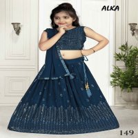Alka Alka Vol-10 Wholesale Kidswear Lehengas