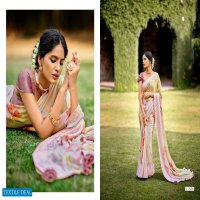 5D DESIGNER NIHARIKA CRAPE GEORGETTE PRINTED FANCY SAREE