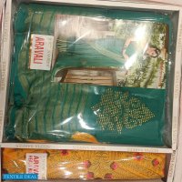 ARAVALI BY SEEMA SAREES VISCOSE CHIFFON FANCY SAREE WITH BLOUSE COMBINATION
