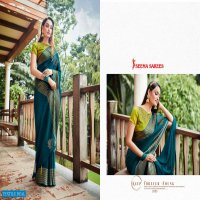 ARAVALI BY SEEMA SAREES VISCOSE CHIFFON FANCY SAREE WITH BLOUSE COMBINATION
