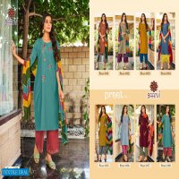 PREET VOL 1 BY BAANVI READYMADE CHINON SILK CASUAL SALWAR KAMEEZ