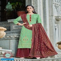 GULZAR VOL 7 BY KAJAL FANCY ELEGANT READYMADE PLAZZO SUITS WHOLESALER