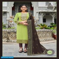 GULZAR VOL 7 BY KAJAL FANCY ELEGANT READYMADE PLAZZO SUITS WHOLESALER