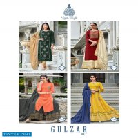 GULZAR VOL 7 BY KAJAL FANCY ELEGANT READYMADE PLAZZO SUITS WHOLESALER