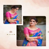 MADHURYAM SILK BY SHVETAMBAR CREATION PURE LINEN ETHNIC WEAR SAREE EXPORTER