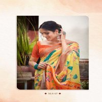 MADHURYAM SILK BY SHVETAMBAR CREATION PURE LINEN ETHNIC WEAR SAREE EXPORTER
