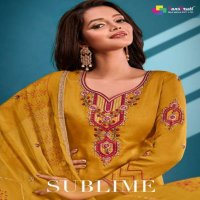 SANSKRUTI SILK MILLS LAUNCH SUBLIME PURE JAM SILK WITH EMBROIDERY WORK EXCLUSIVE SALWAR SUITS