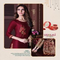 LILY AND LALI SHRINGAR SILK ASTONISH STYLE KURTI BOTTOM WITH DUPATTA CATALOG
