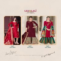 LILY AND LALI SHRINGAR SILK ASTONISH STYLE KURTI BOTTOM WITH DUPATTA CATALOG
