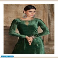 Varsha Izarra Wholesale Pure Velvet Designer Winter Salwar Kameez