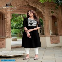 BLUE HILLS MISS INDIA VOL 5 RAYON NAYRA CUT DAILY WEAR BIG SIZES KURTIS