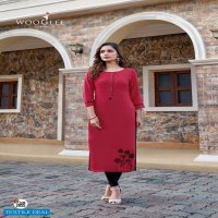 Wooglee Barbella Vol-8 Wholesale Full Stitch Kurtis