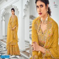 EBA HURMA VOL 35 NX GEORGETTE EMBROIDERY PLAZZO SUITS COLLECTION