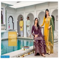 EBA HURMA VOL 35 NX GEORGETTE EMBROIDERY PLAZZO SUITS COLLECTION