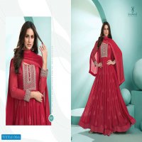 Sajawat Kalpi Vol-1 Wholesale Designer Gown With Bottom And Dupatta