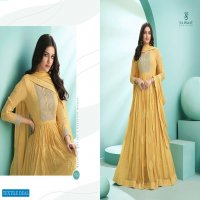 Sajawat Kalpi Vol-1 Wholesale Designer Gown With Bottom And Dupatta
