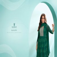 Sajawat Kalpi Vol-1 Wholesale Designer Gown With Bottom And Dupatta