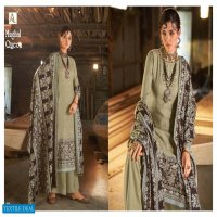 Alok Mughal Queen Wholesale Wool Pashmina Winter Dress Material Catalogs