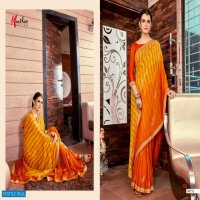 Manthan Tarana Wholesale Major Georgette Indian Sarees