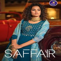 Vitara Saffair Wholesale Designer Fiona Silk Kurti Pant And Dupatta