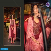 Vitara Saffair Wholesale Designer Fiona Silk Kurti Pant And Dupatta
