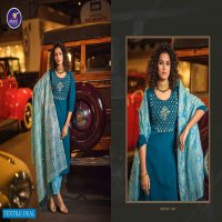 Vitara Saffair Wholesale Designer Fiona Silk Kurti Pant And Dupatta