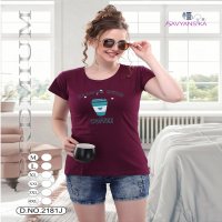 KAVYANSIKA VOL 2181 HOSIERY COTTON LADIES SHORT T SHIRT COLLECTION