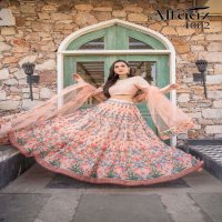 ALFAAZ VOL 4 BY STYLISHTA CHANDERI SILK DESIGNER LEHENGA CHOLI SUPPLIER