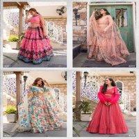 ALFAAZ VOL 4 BY STYLISHTA CHANDERI SILK DESIGNER LEHENGA CHOLI SUPPLIER