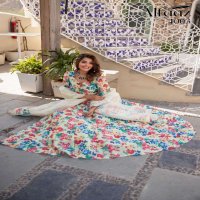 ALFAAZ VOL 4 BY STYLISHTA CHANDERI SILK DESIGNER LEHENGA CHOLI SUPPLIER