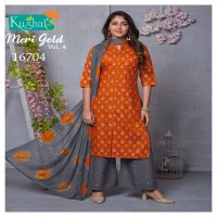 Kushal Marigold Vol-4 Wholesale Full Stitched Dress