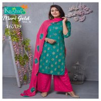Kushal Marigold Vol-4 Wholesale Full Stitched Dress