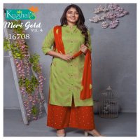 Kushal Marigold Vol-4 Wholesale Full Stitched Dress