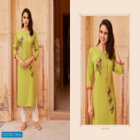 Kivi Baani Wholesale Fancy Weaving Fabrics Kurtis
