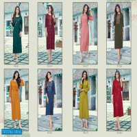 Krishriyaa Blush Wholesale Premium Viscose Reyon Kurtis