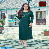 Krishriyaa Blush Wholesale Premium Viscose Reyon Kurtis