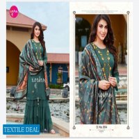 Lapink Simran Wholesale Designer Kurti With Sharara Pant And Work Dupatta