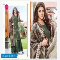 Lapink Simran Wholesale Designer Kurti With Sharara Pant And Work Dupatta
