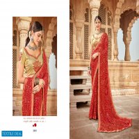 BANDHEJ BY 5D DESIGNER WEIGHTLESS BANDHANI TRADITIONAL WEAR SAREES