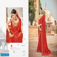 BANDHEJ BY 5D DESIGNER WEIGHTLESS BANDHANI TRADITIONAL WEAR SAREES