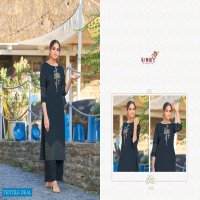 VAMIKA NAAZ VOL 3 VISCOSE SILK DESIGNER KURTI WITH PLAZZO WHOLESALER