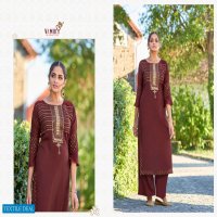 VAMIKA NAAZ VOL 3 VISCOSE SILK DESIGNER KURTI WITH PLAZZO WHOLESALER